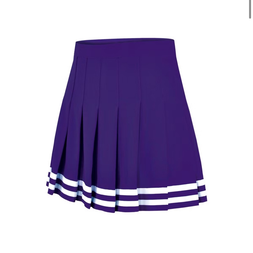 Purple Cheerleading Skirt